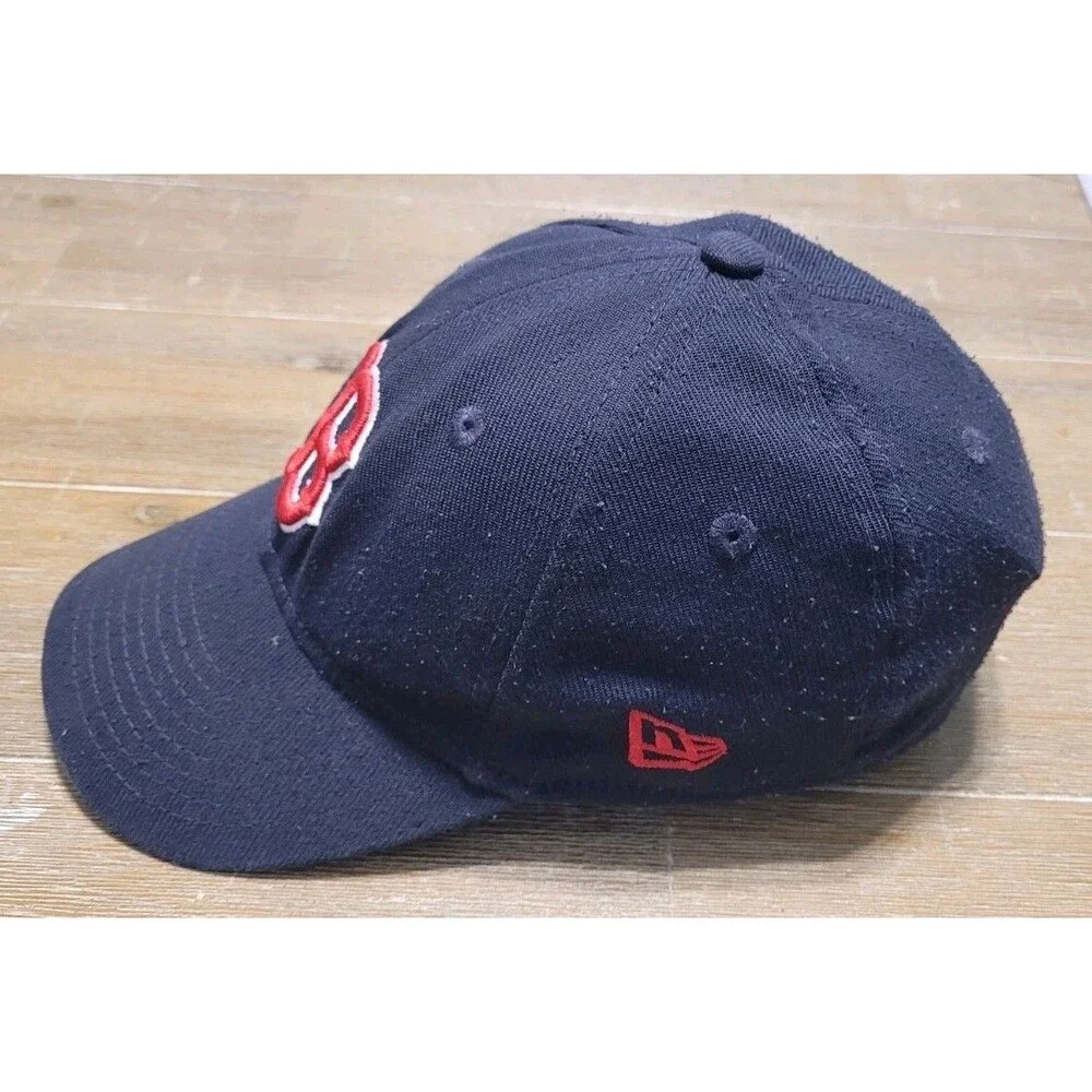 Boston Red Sox Youth Child Sz Fitted New Era 39Fifty Hat Cap Navy Blue Red Logo